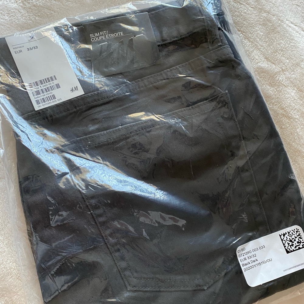 H&M black slim jeans